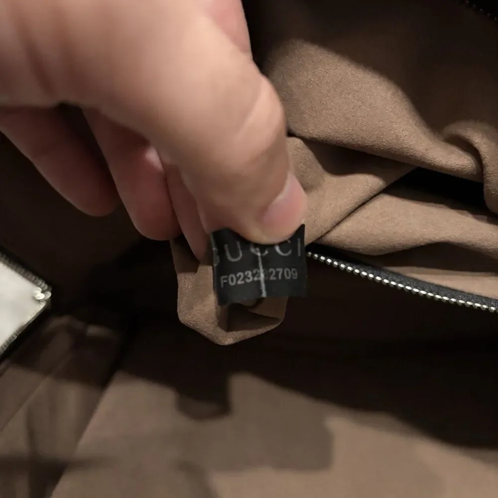 Gucci GG Emblem Signature Leather briefcase